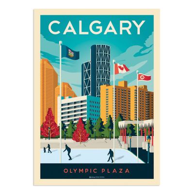 Affiche Calgary  21x29,7 cm | Maisons du Monde