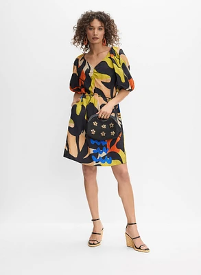 Abstract Leaf Dress