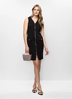 Short Zip-Front Dress