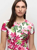 Joseph Ribkoff - Floral Short Sleeve Dress