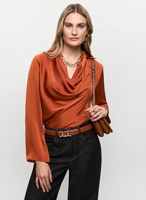 Joseph Ribkoff - Cowl Neck Blouse