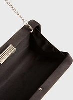 Crystal Bow Detail Clutch