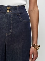 Wide Leg Denim Pants