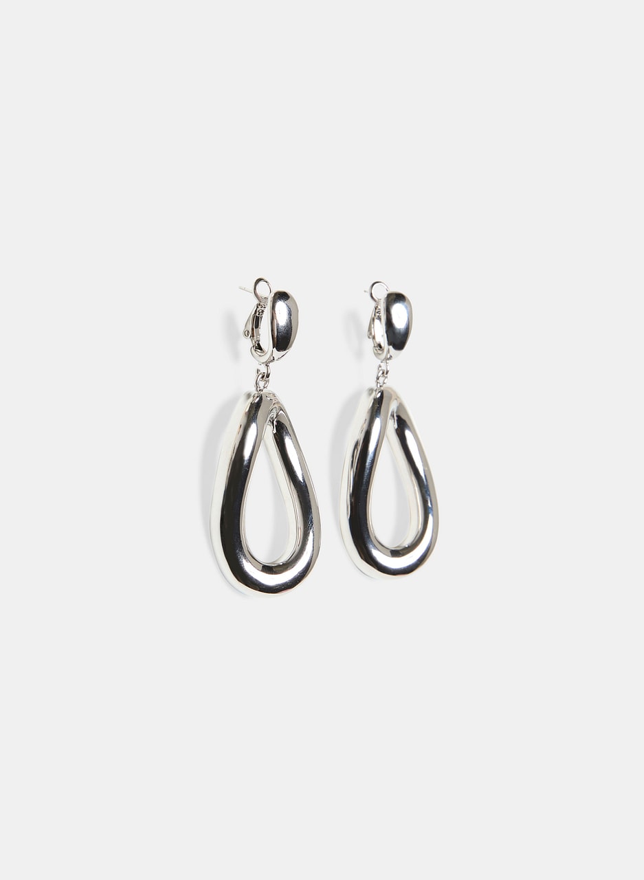 Oval Drop Earrings