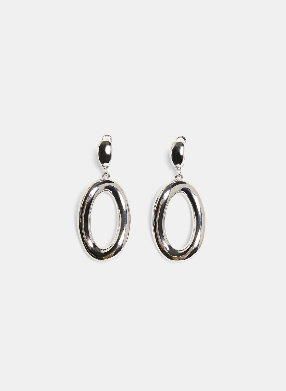 Oval Drop Earrings