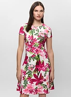 Joseph Ribkoff - Floral Short Sleeve Dress