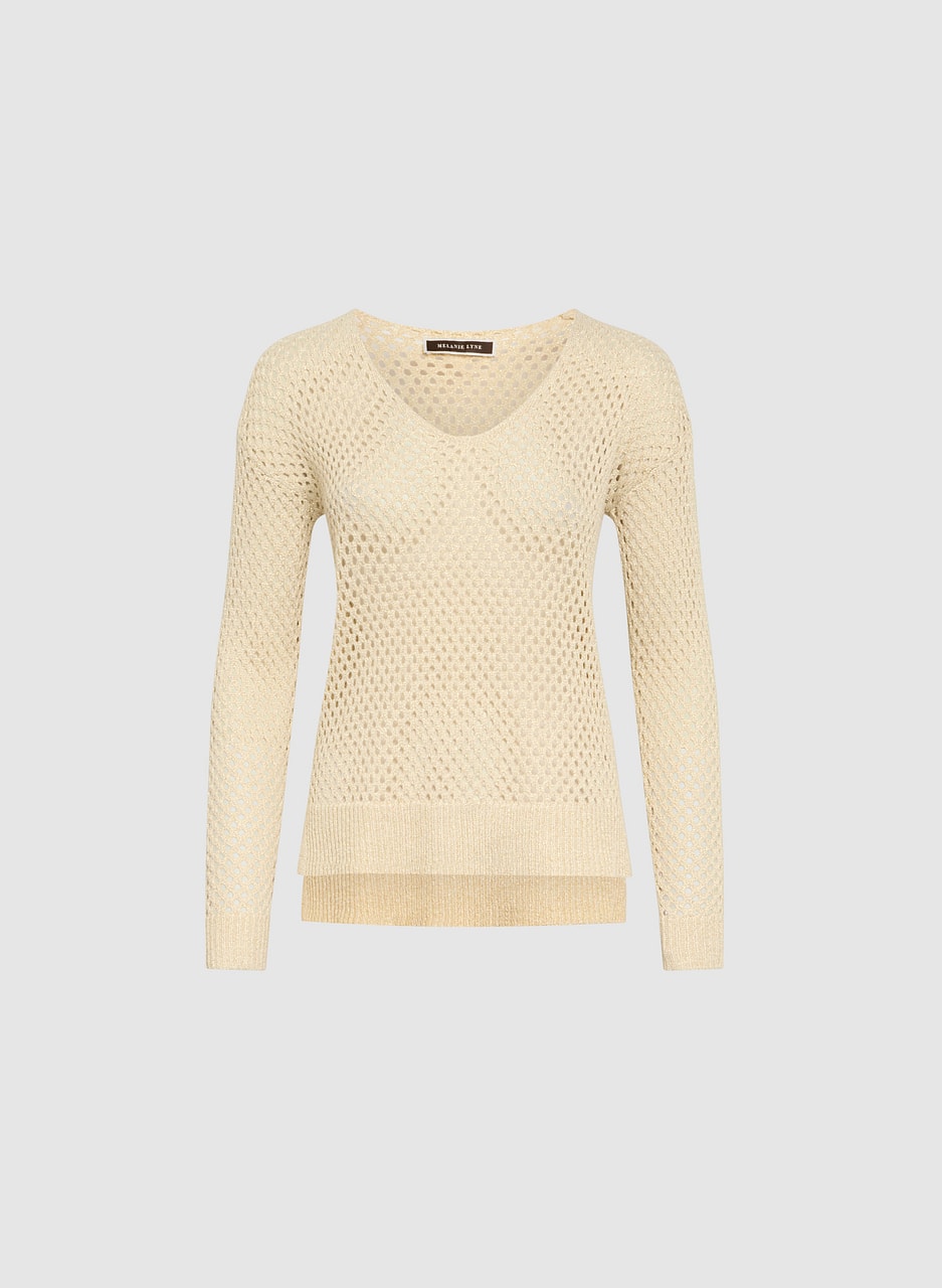 Open-Knit Pull-Over Sweater