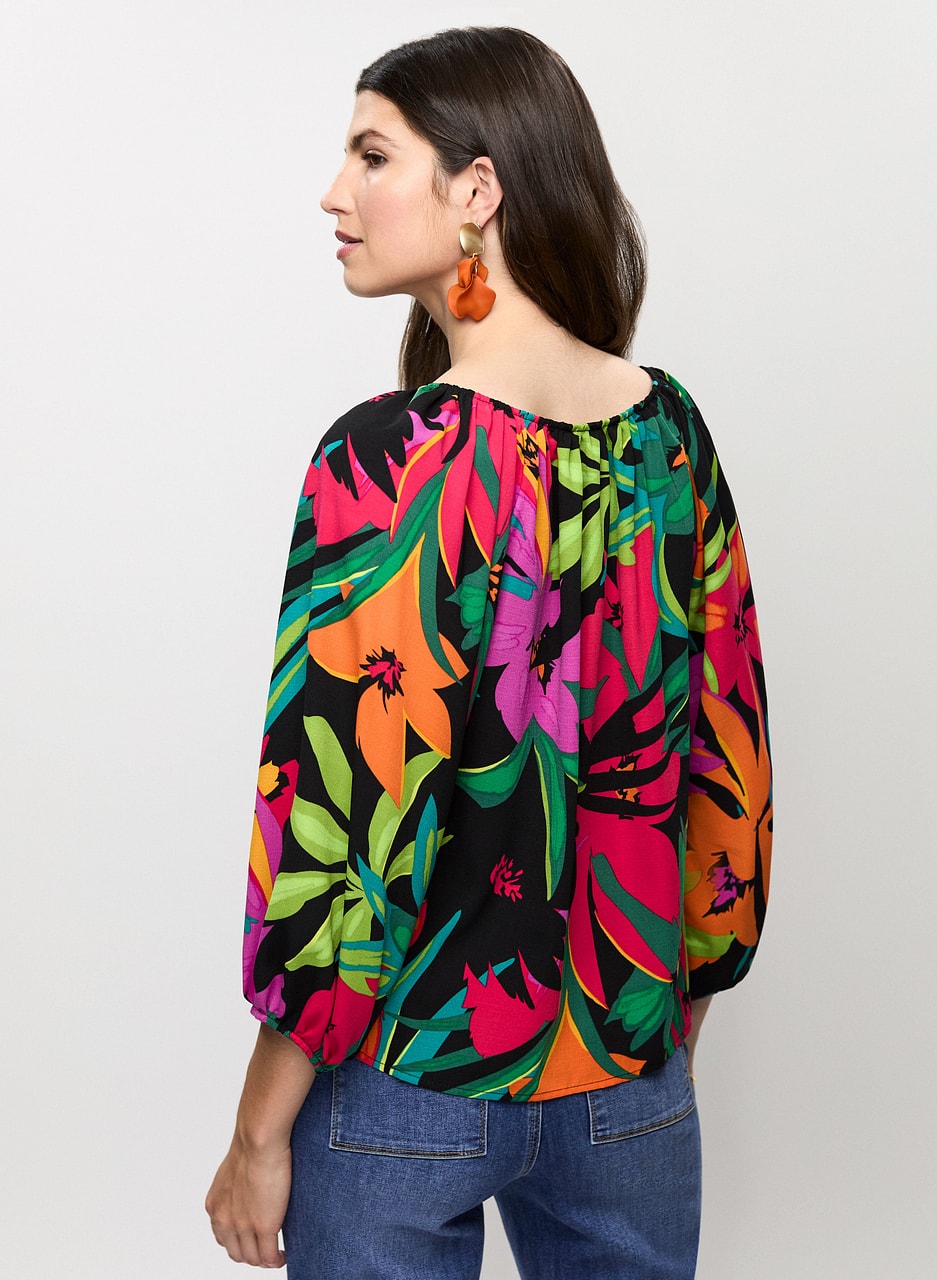 Joseph Ribkoff - Tropical Motif Top