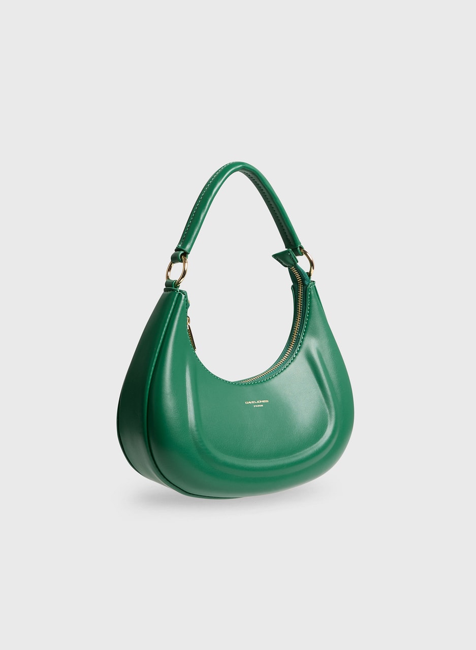 Vegan Leather Crescent Bag