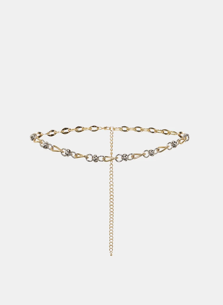 Two-Tone Chain Belt