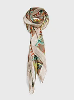 Lightweight Satin Oblong Scarf