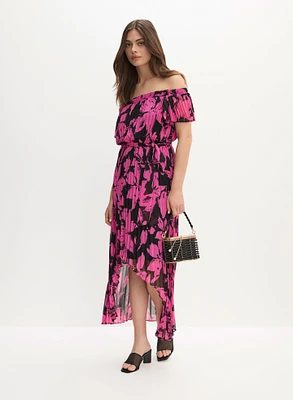 Joseph Ribkoff - Off-the-Shoulder Floral Dress