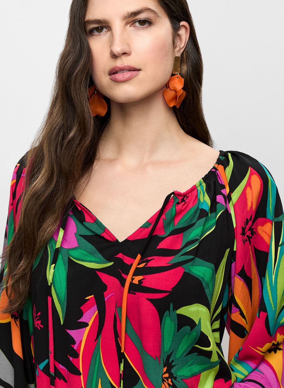 Joseph Ribkoff - Tropical Motif Top