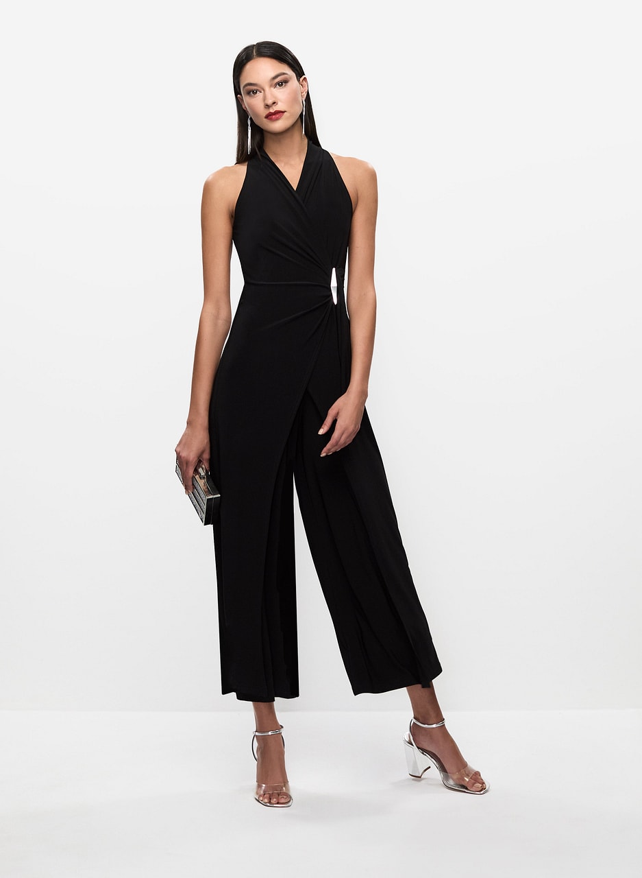 Joseph Ribkoff - Wrap Culotte Jumpsuit