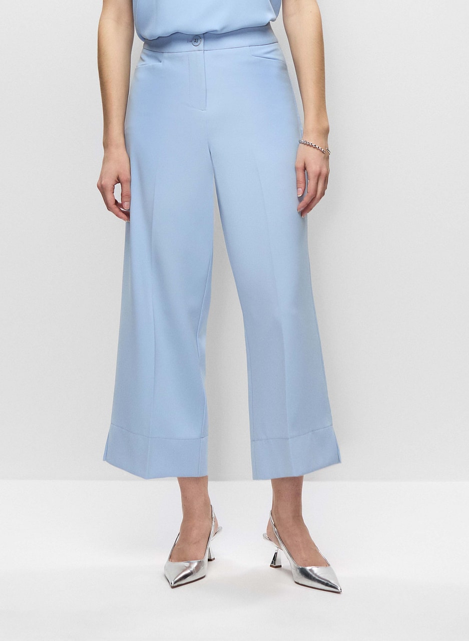 Wide Hem Culotte Pants