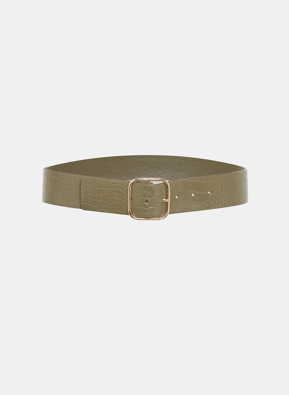 Crocodile Embossed Belt