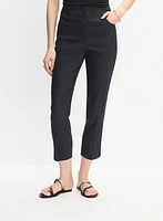 Linen-Blend Capris