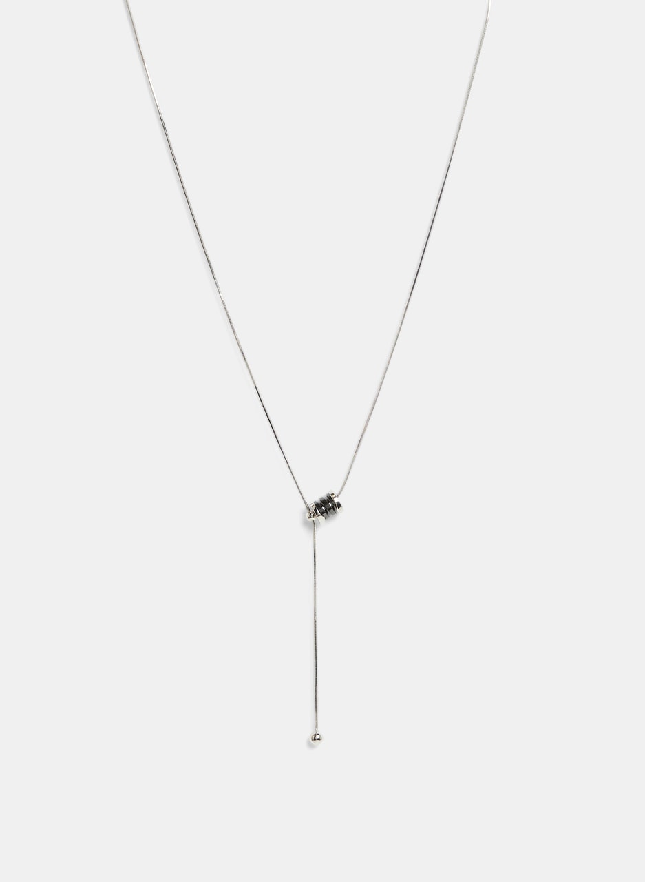 Asymmetrical Spool Necklace