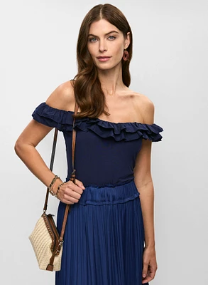 Ruffle Off-The-Shoulder Top