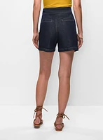 High Waist Denim Shorts