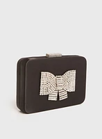 Crystal Bow Detail Clutch