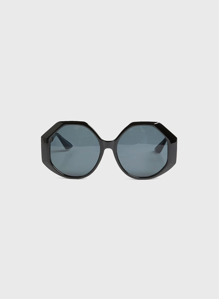 Oversized Geometric Sunglasses