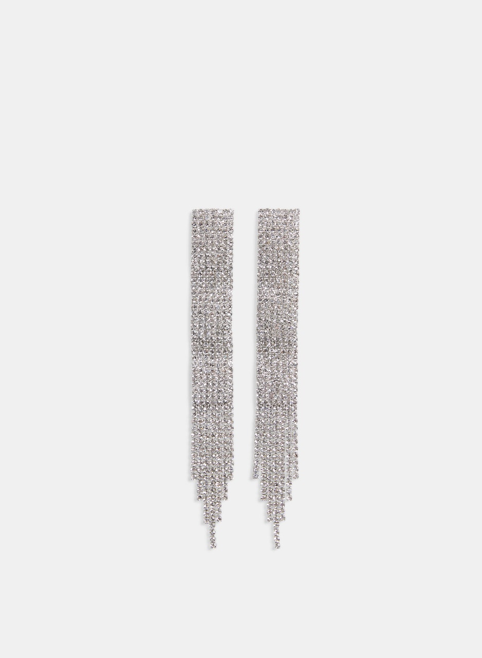 Cubic Zirconia Chandelier Earrings