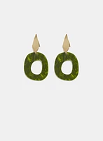 Resin Dangle Earrings