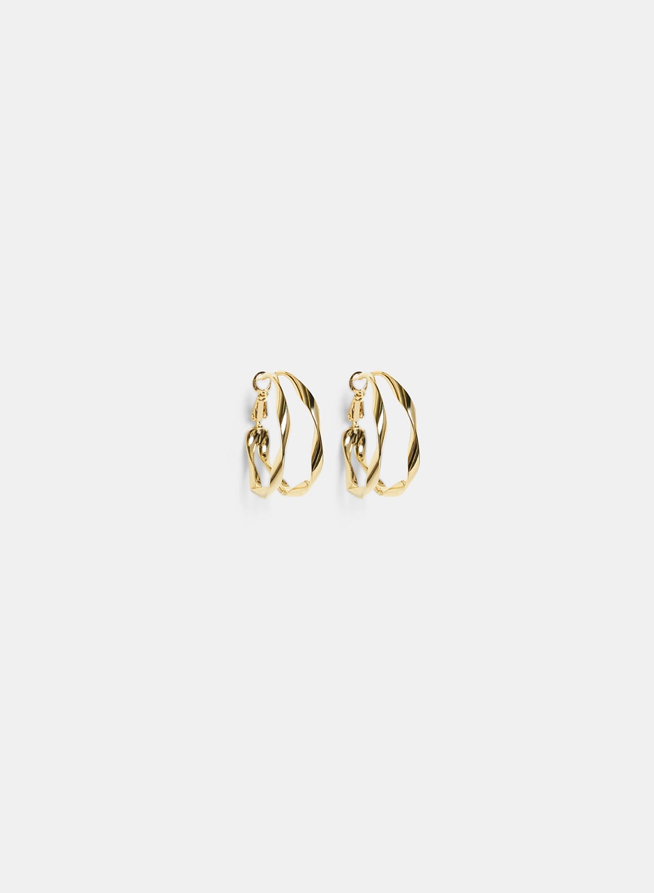 Twisted Loop Earrings