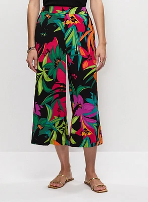 Joseph Ribkoff - Tropical Motif Pull-On Pants