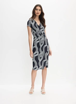 Joseph Ribkoff - Wrap Midi Dress