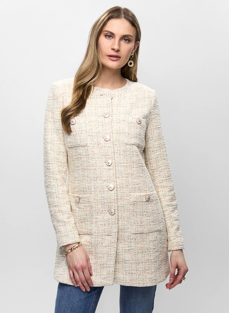 Long Bouclé Jacket