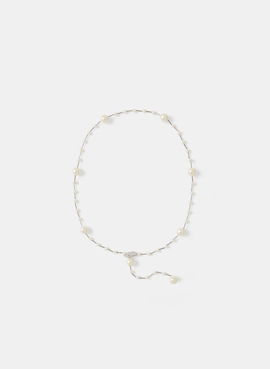 Pearl Y-Shaped Necklace