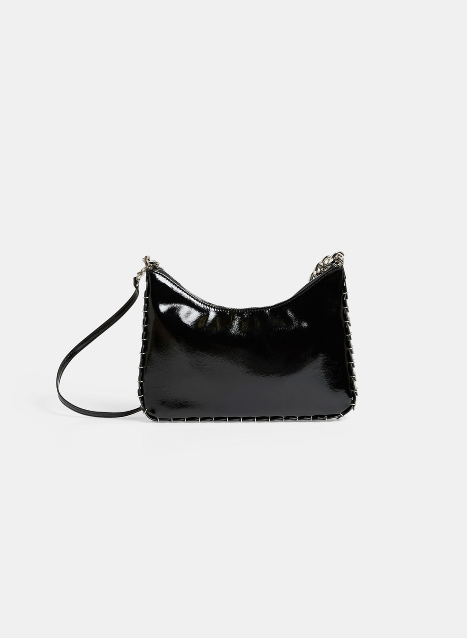 Patent Vegan Leather Handbag