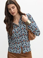 Abstract Print Top