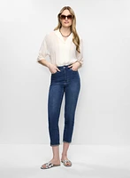 Slim Leg Denim Capris