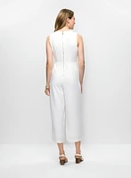 Crepe V-Neck Jumpsuit