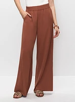 Wide Leg Pull-On Pants