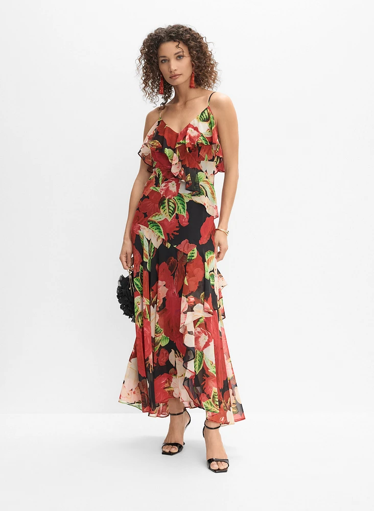 Floral Chiffon Dress