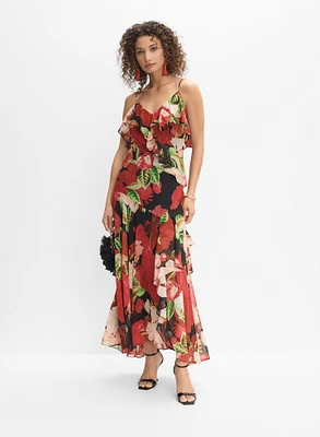Floral Chiffon Dress