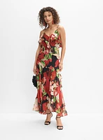 Floral Chiffon Dress