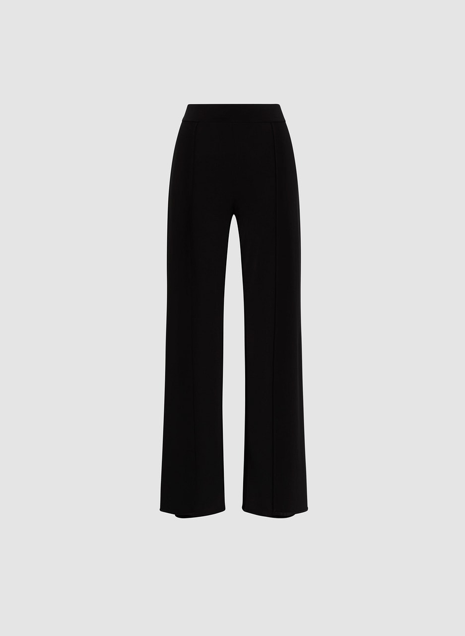 High Slit Flare Leg Pants