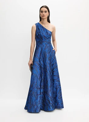Jacquard Ballgown Dress
