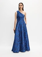Jacquard Ballgown Dress