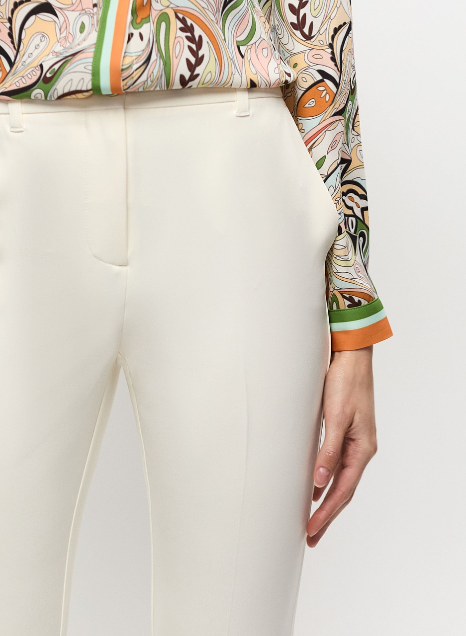 Cuff Detail Ankle Pants