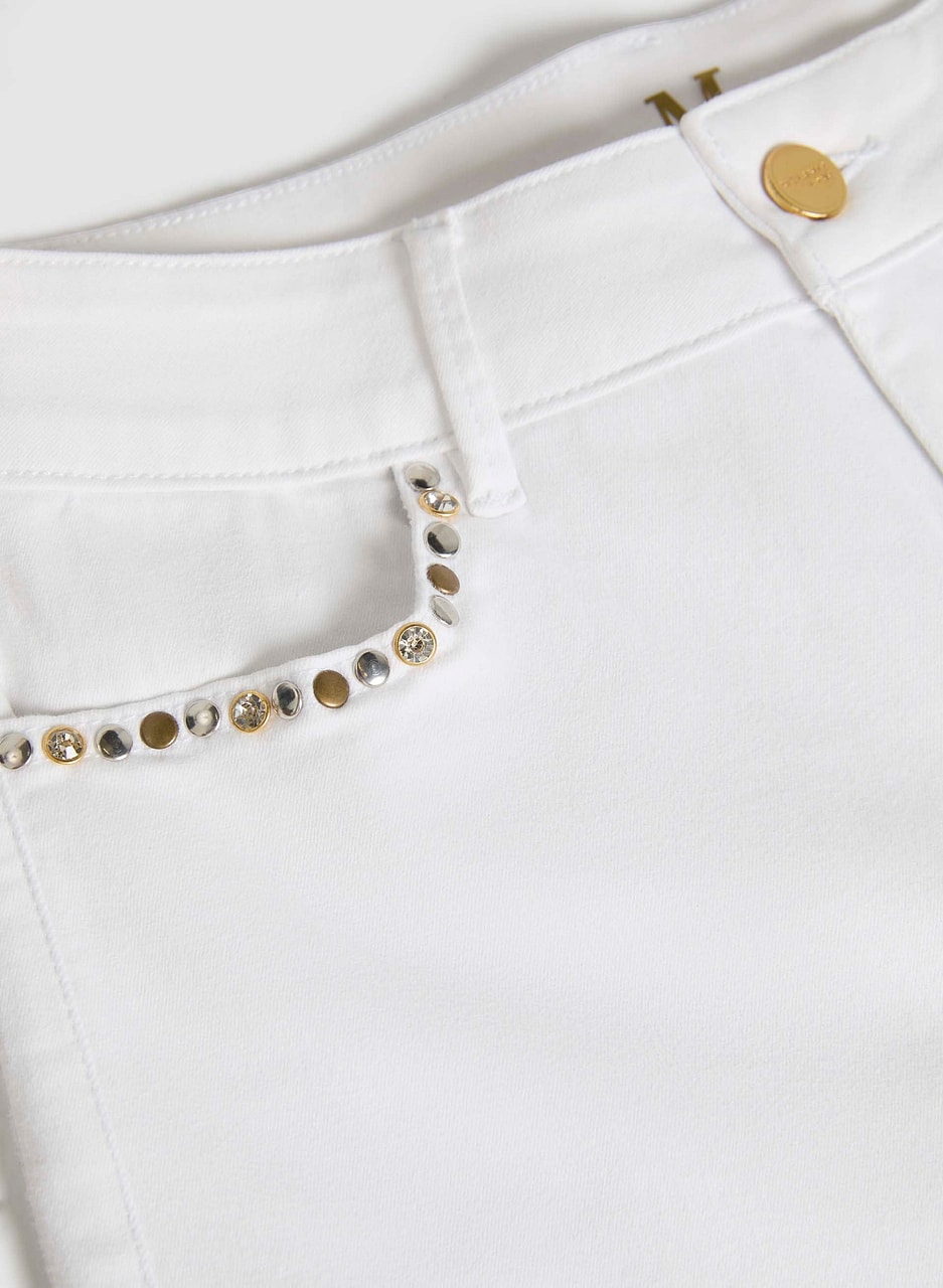 Rhinestone Wide Leg Jeans