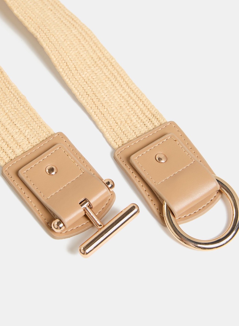 Ring-Toggle Woven Elastic Belt