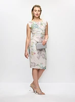 Floral Fitted Sleeveless Dress