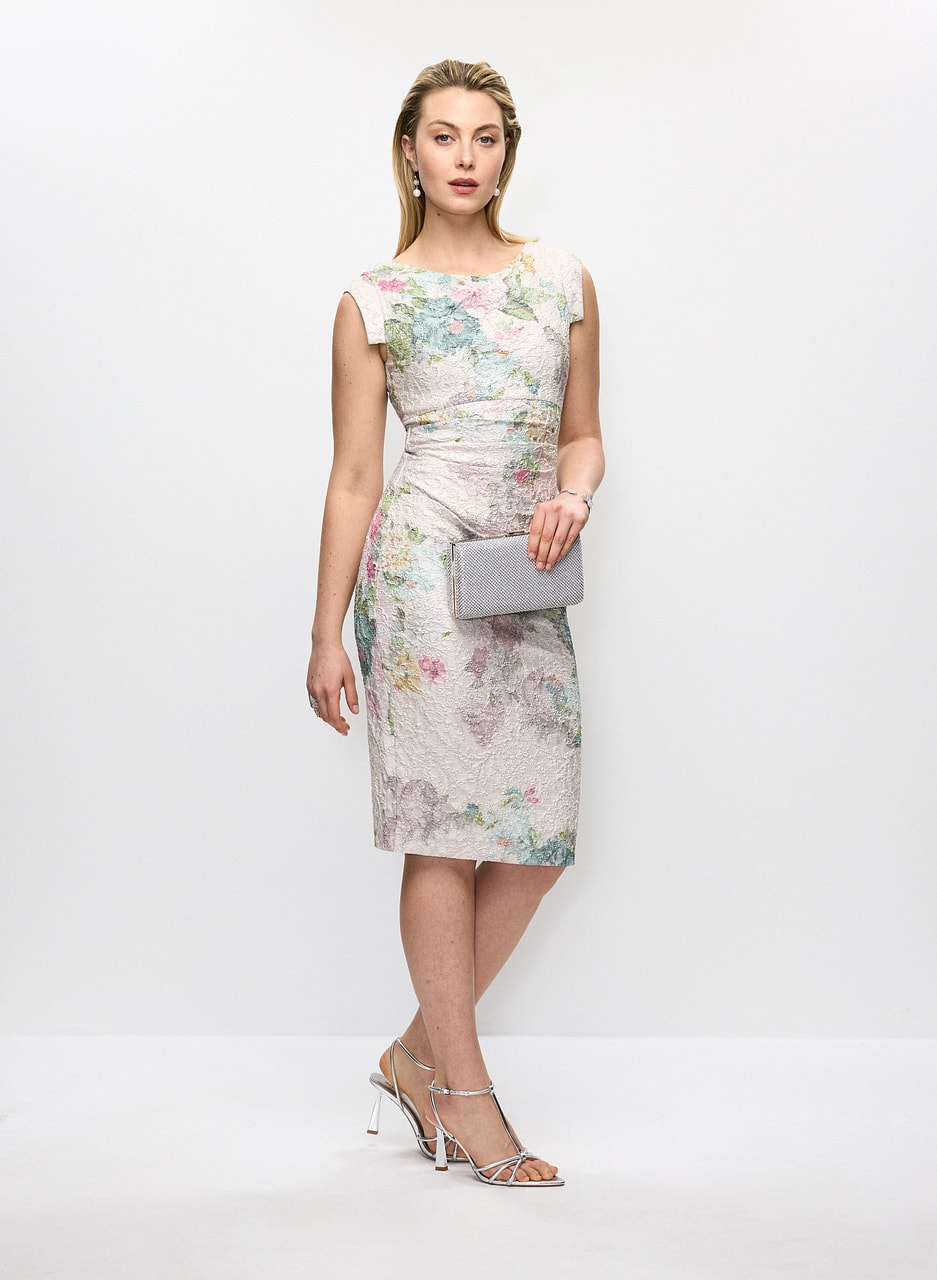 Floral Fitted Sleeveless Dress