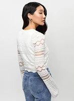 Crochet Knit Cardigan